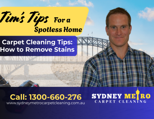 Tim's Carpet Cleaning Tips: How to Remove Stains