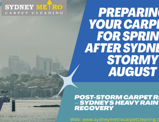 Post-Storm Carpet Revival – Sydney's Heavy Rain Recovery