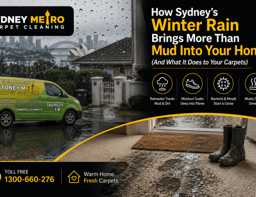 How Sydneys Winter Rain Brings More Than Mud Into Your Home And What It Does to Your Carpets